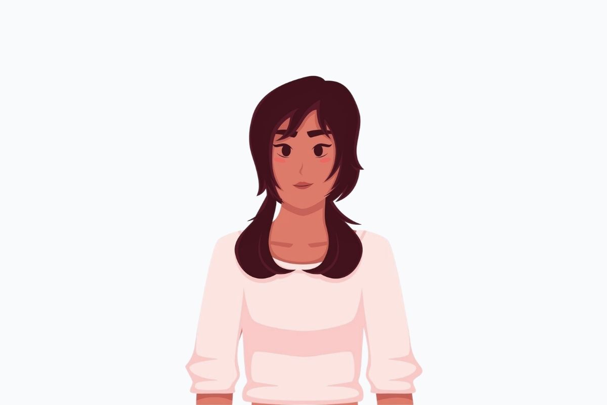 Illustration einer Ergotherapeutin als Platzhalter für Teammitglied in Praxis in Paderborn